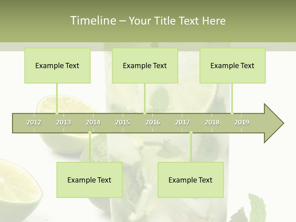 Kalt Brauner Cocktails PowerPoint Template