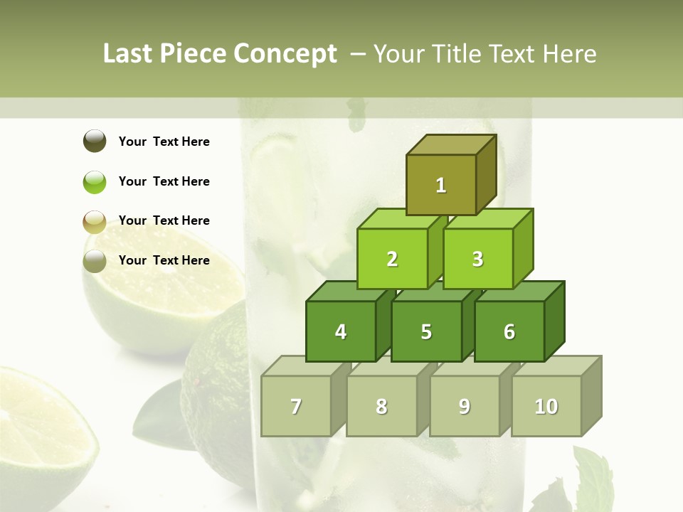 Kalt Brauner Cocktails PowerPoint Template