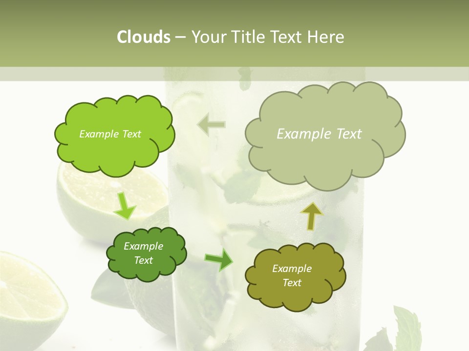 Kalt Brauner Cocktails PowerPoint Template