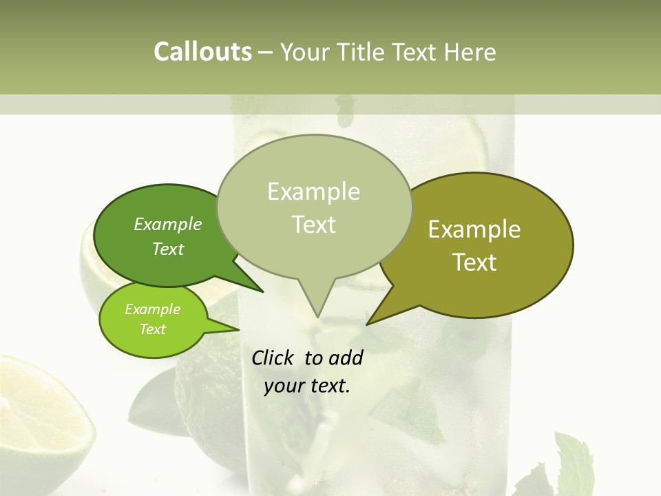 Kalt Brauner Cocktails PowerPoint Template