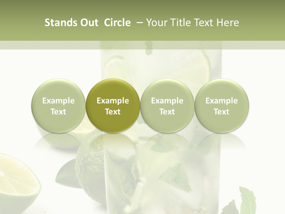 Kalt Brauner Cocktails PowerPoint Template