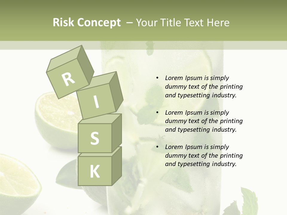 Kalt Brauner Cocktails PowerPoint Template