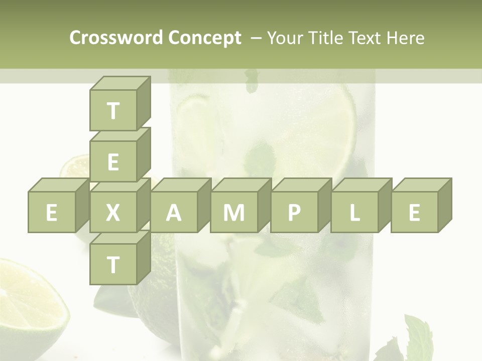 Kalt Brauner Cocktails PowerPoint Template