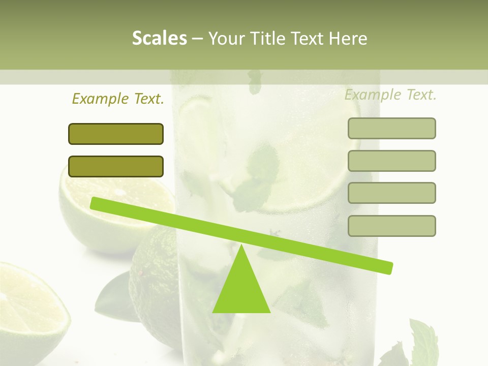 Kalt Brauner Cocktails PowerPoint Template