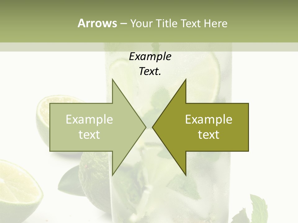 Kalt Brauner Cocktails PowerPoint Template