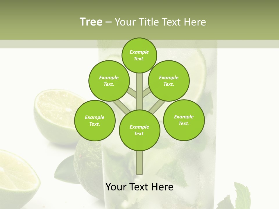 Kalt Brauner Cocktails PowerPoint Template