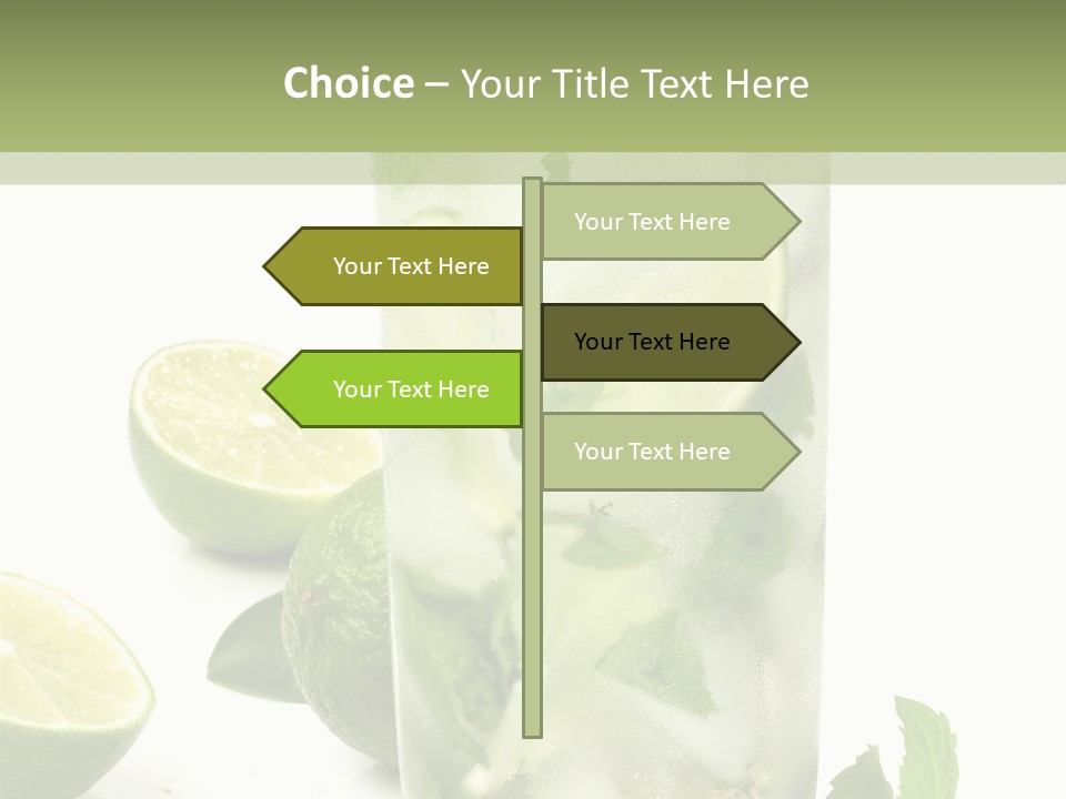 Kalt Brauner Cocktails PowerPoint Template