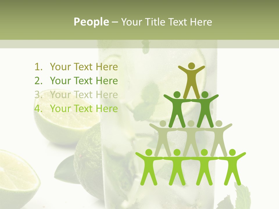 Kalt Brauner Cocktails PowerPoint Template