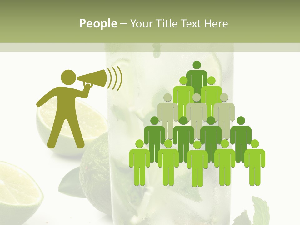 Kalt Brauner Cocktails PowerPoint Template