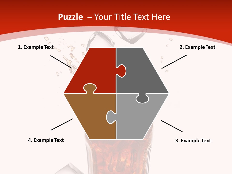 Splash Tempting Lime PowerPoint Template