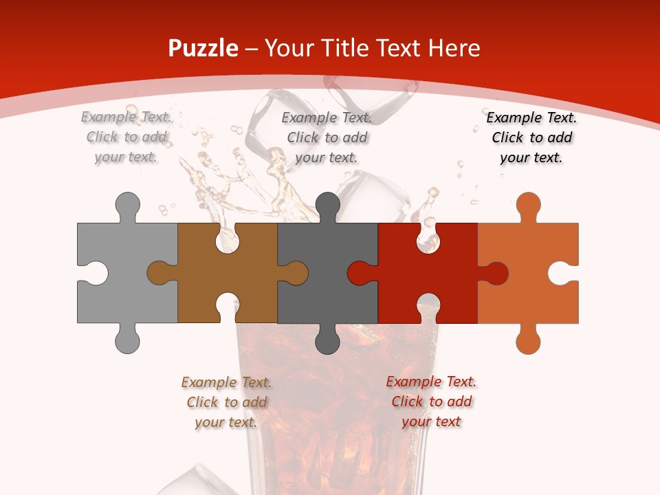 Splash Tempting Lime PowerPoint Template