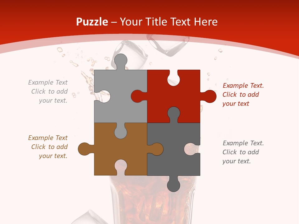 Splash Tempting Lime PowerPoint Template