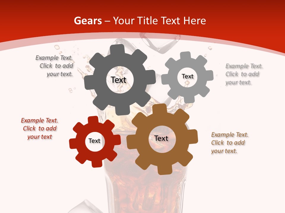 Splash Tempting Lime PowerPoint Template