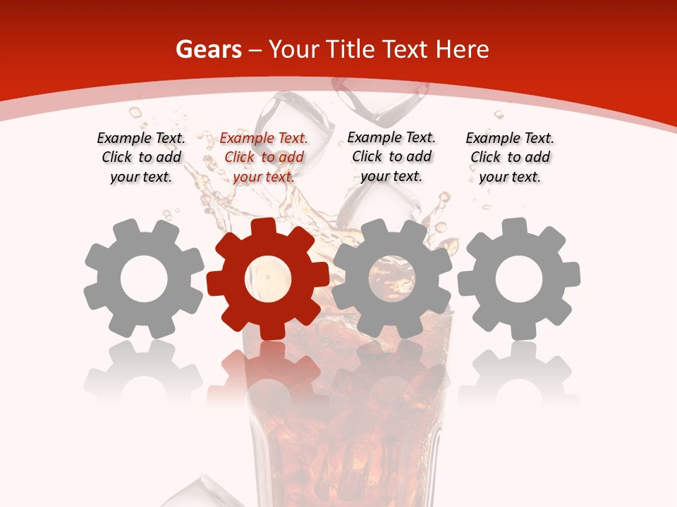 Splash Tempting Lime PowerPoint Template