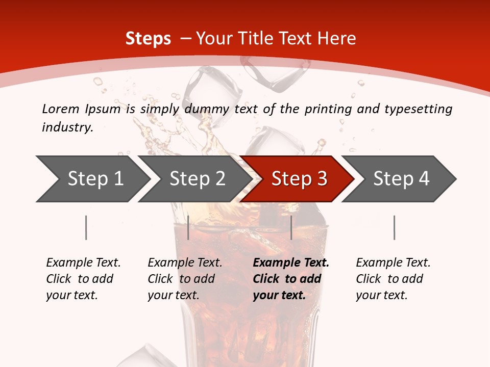 Splash Tempting Lime PowerPoint Template