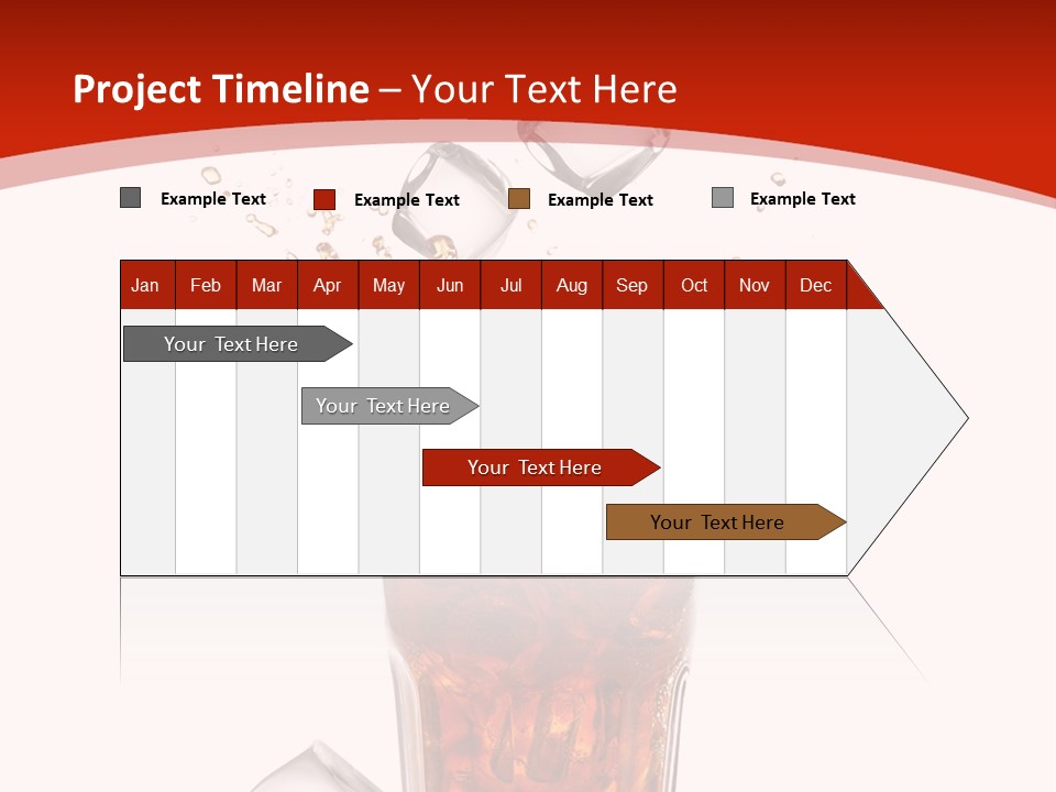 Splash Tempting Lime PowerPoint Template