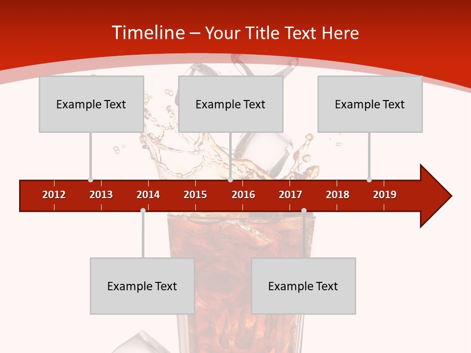 Splash Tempting Lime PowerPoint Template