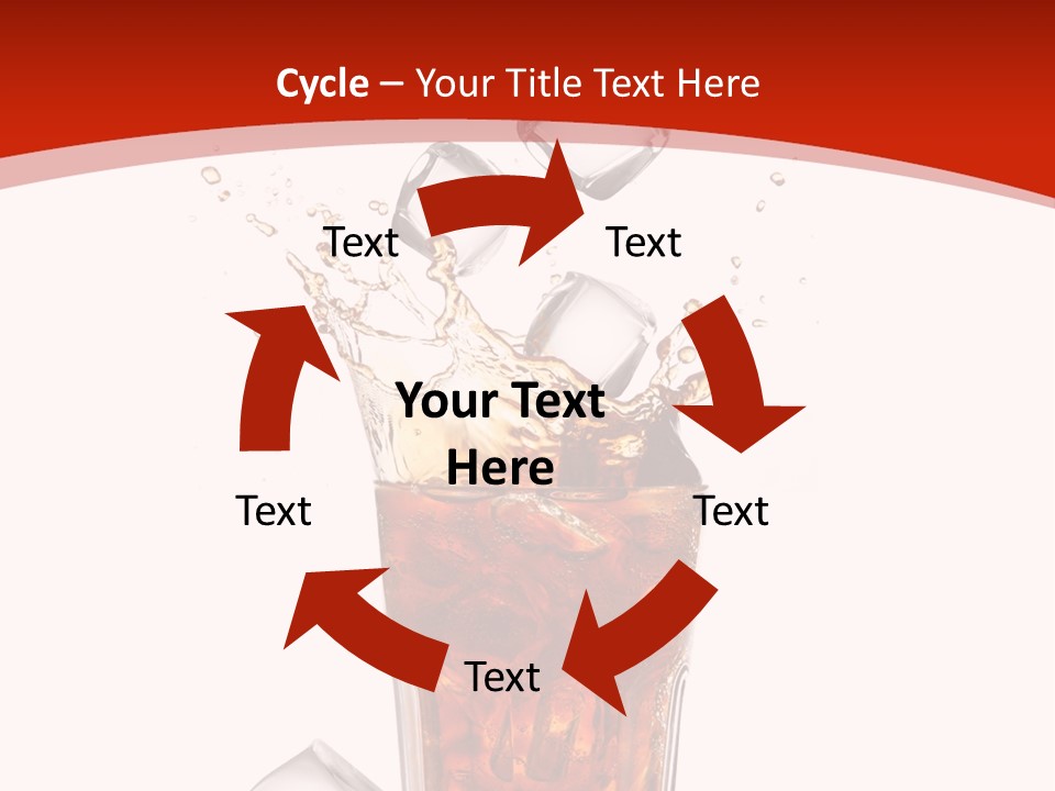 Splash Tempting Lime PowerPoint Template