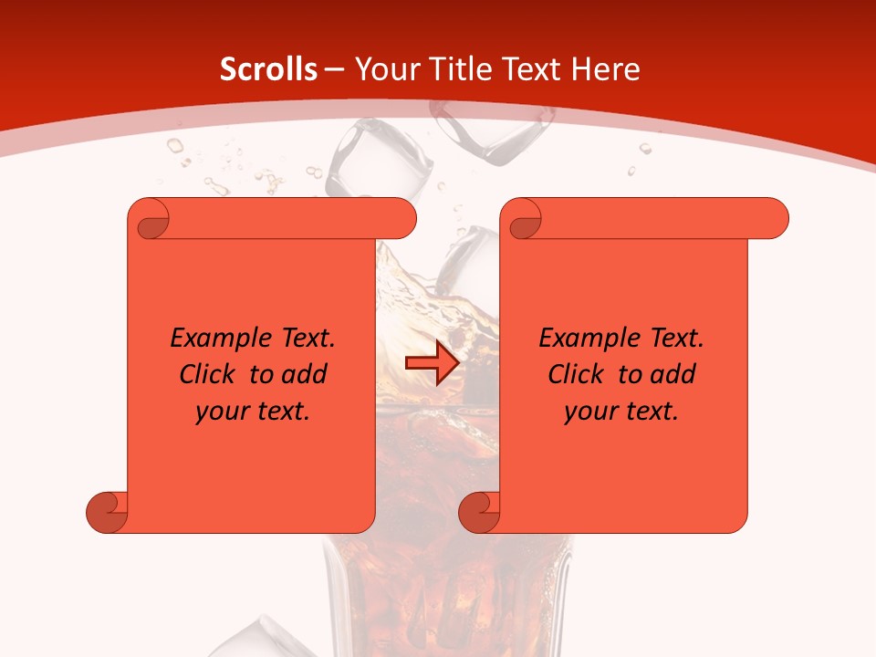Splash Tempting Lime PowerPoint Template