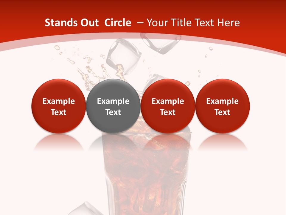 Splash Tempting Lime PowerPoint Template