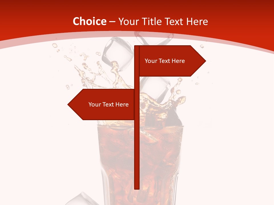 Splash Tempting Lime PowerPoint Template