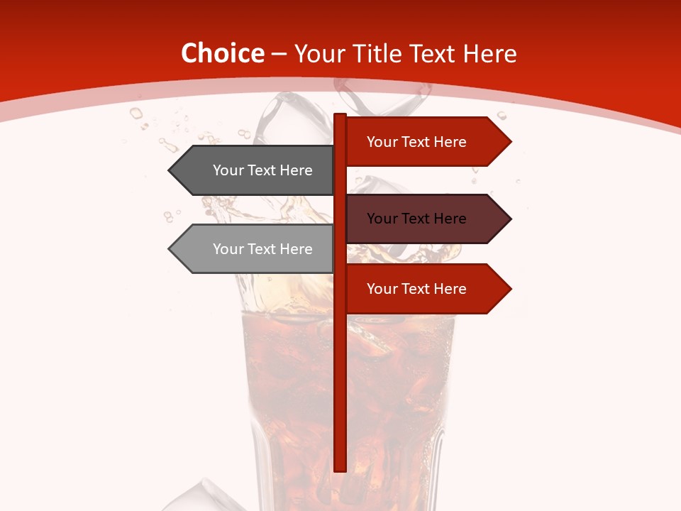 Splash Tempting Lime PowerPoint Template