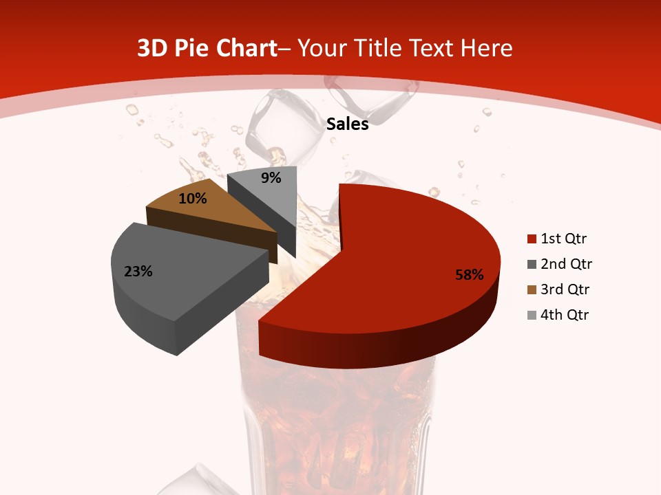 Splash Tempting Lime PowerPoint Template
