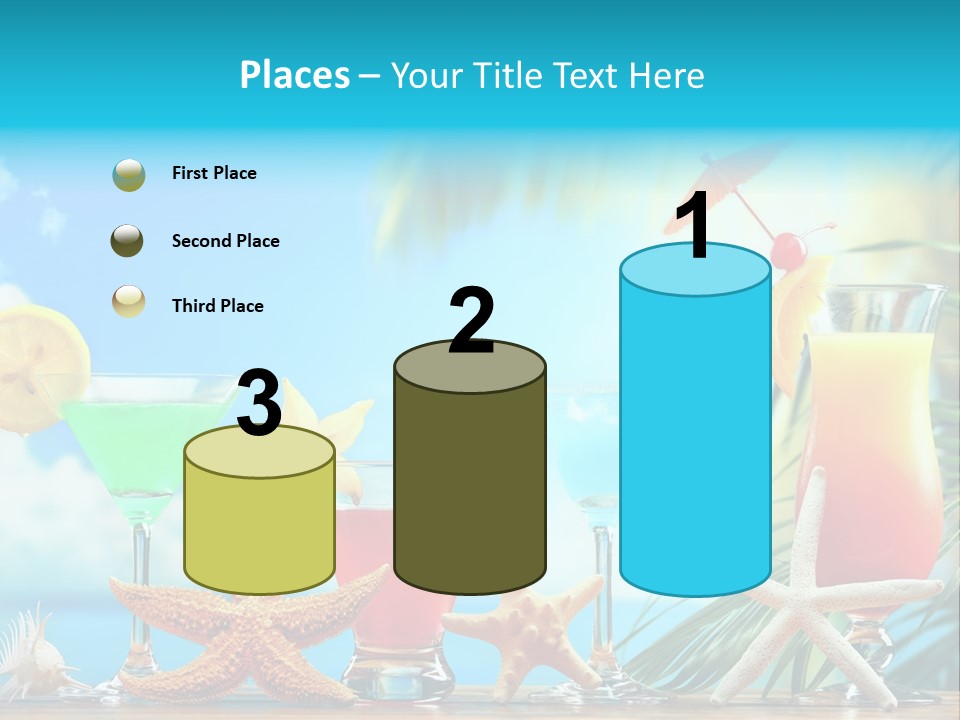 Relaxation Alcohol Fruit PowerPoint Template