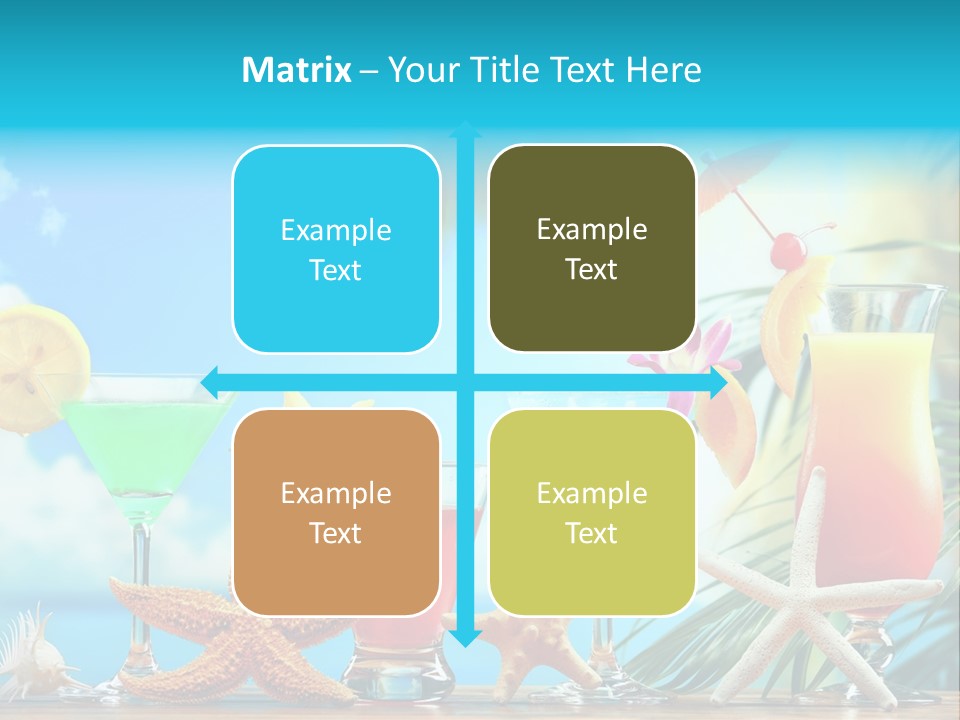 Relaxation Alcohol Fruit PowerPoint Template