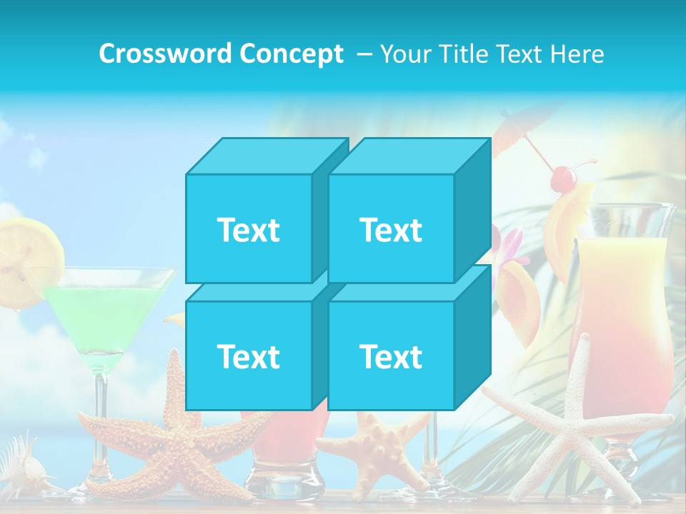 Relaxation Alcohol Fruit PowerPoint Template