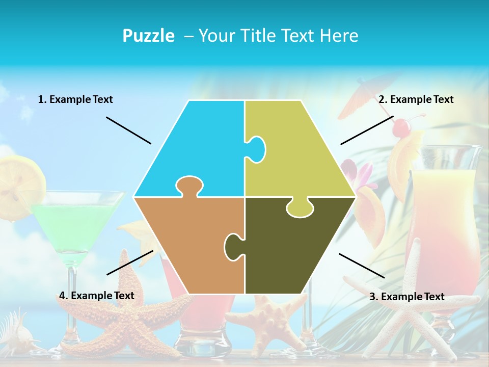 Relaxation Alcohol Fruit PowerPoint Template