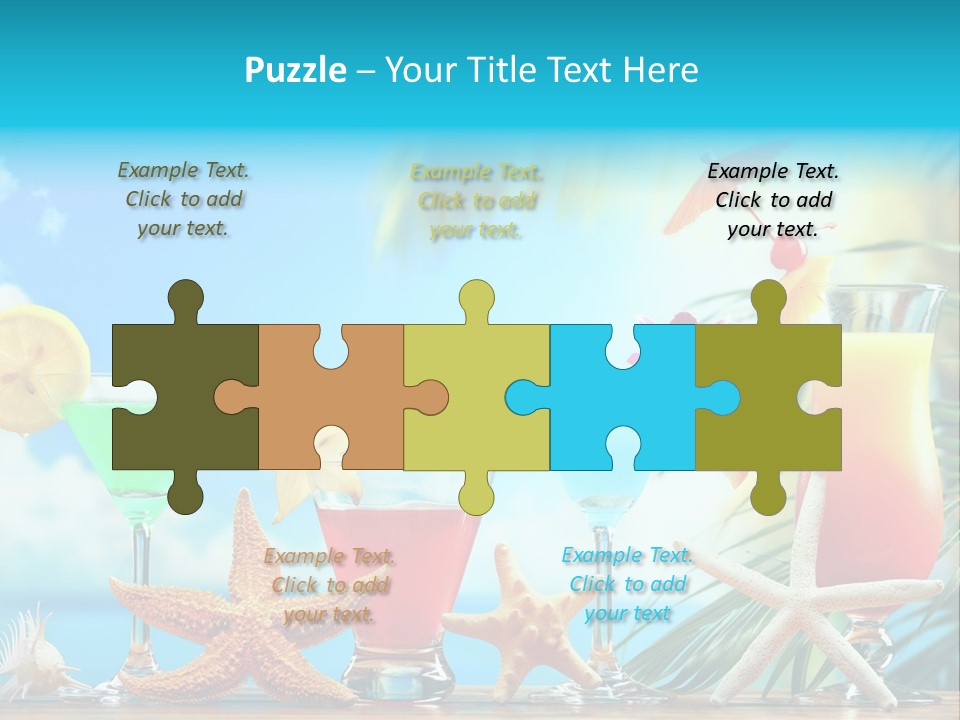 Relaxation Alcohol Fruit PowerPoint Template