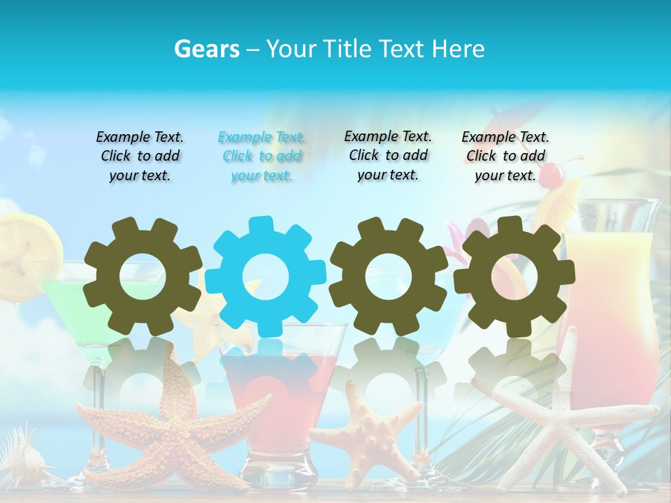 Relaxation Alcohol Fruit PowerPoint Template