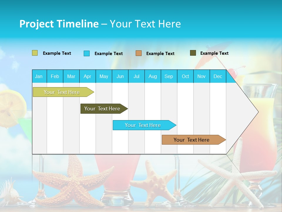 Relaxation Alcohol Fruit PowerPoint Template