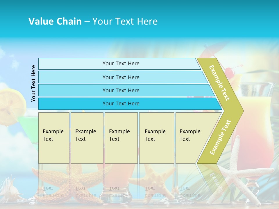 Relaxation Alcohol Fruit PowerPoint Template
