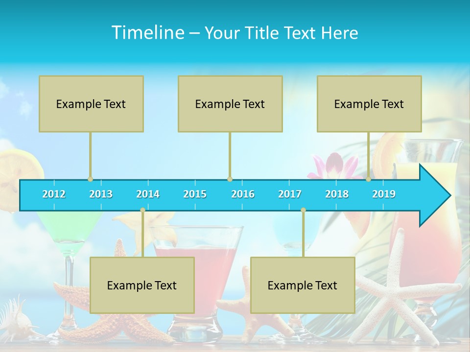 Relaxation Alcohol Fruit PowerPoint Template