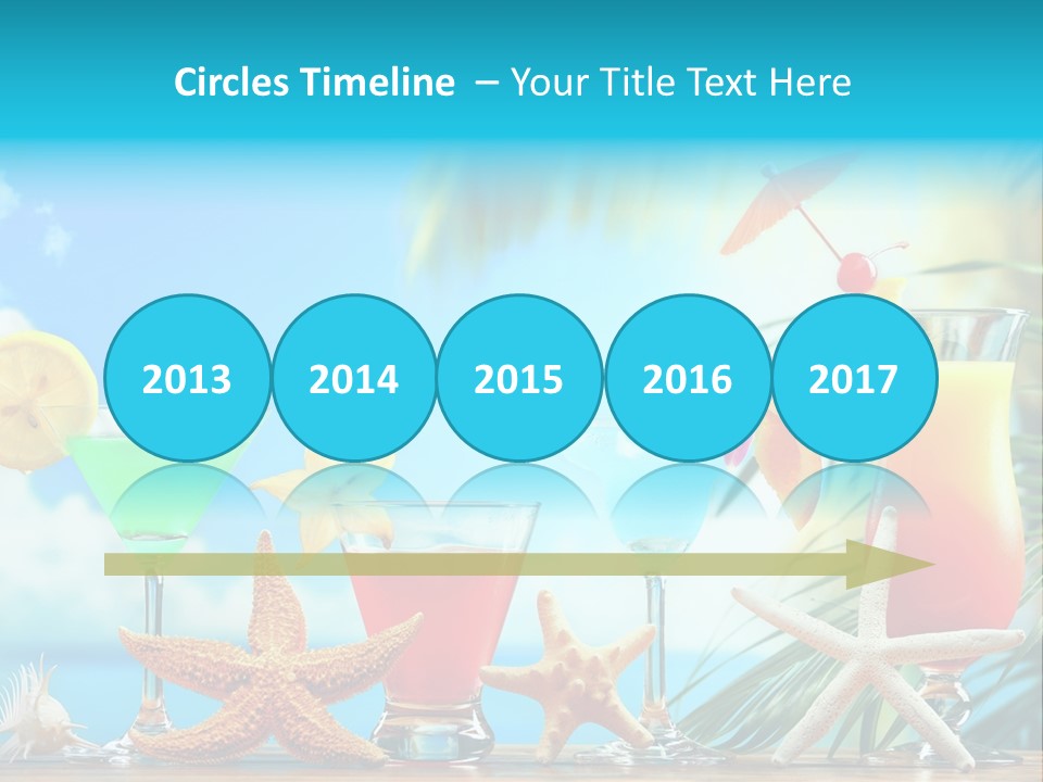 Relaxation Alcohol Fruit PowerPoint Template