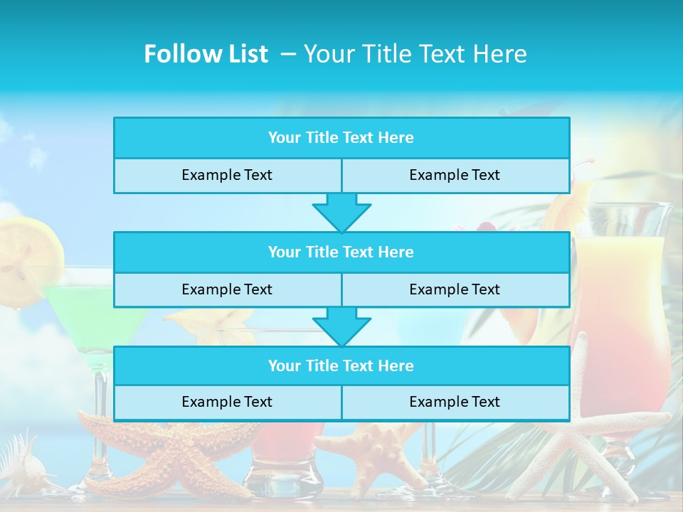 Relaxation Alcohol Fruit PowerPoint Template