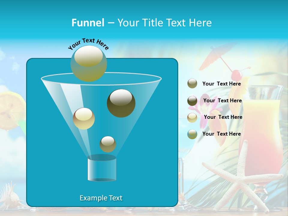 Relaxation Alcohol Fruit PowerPoint Template