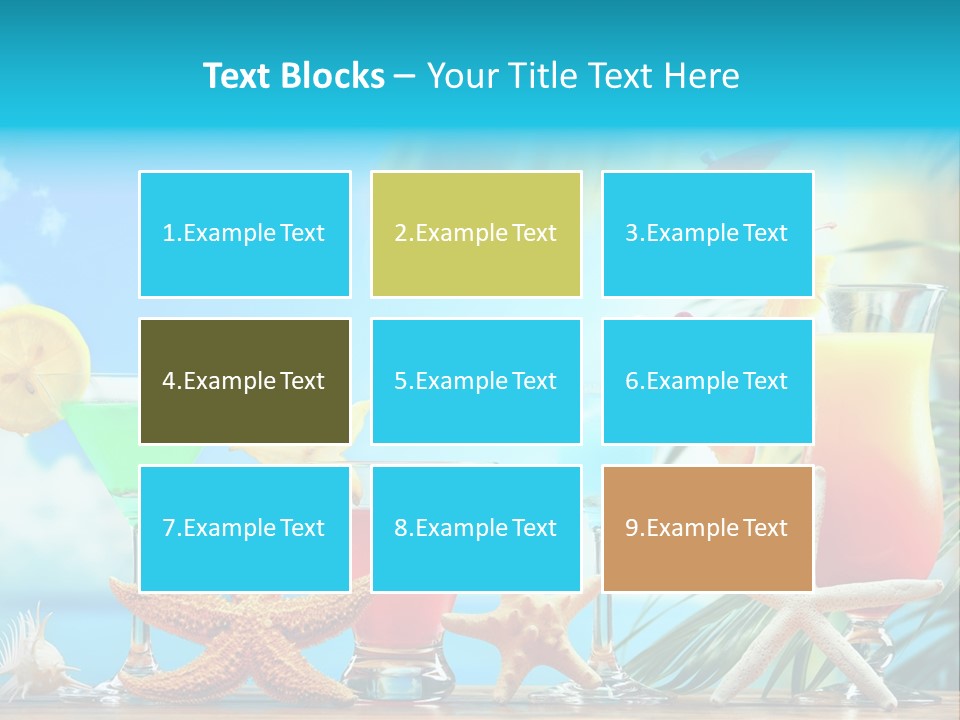 Relaxation Alcohol Fruit PowerPoint Template