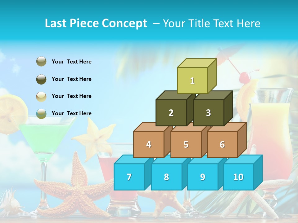 Relaxation Alcohol Fruit PowerPoint Template