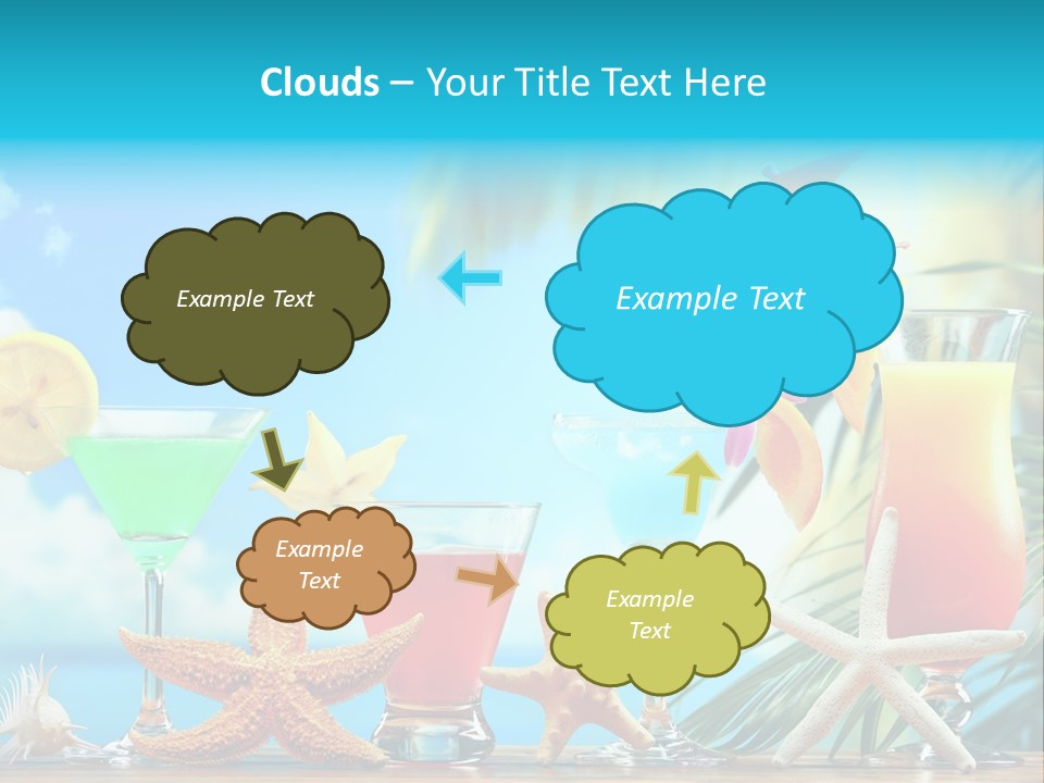 Relaxation Alcohol Fruit PowerPoint Template