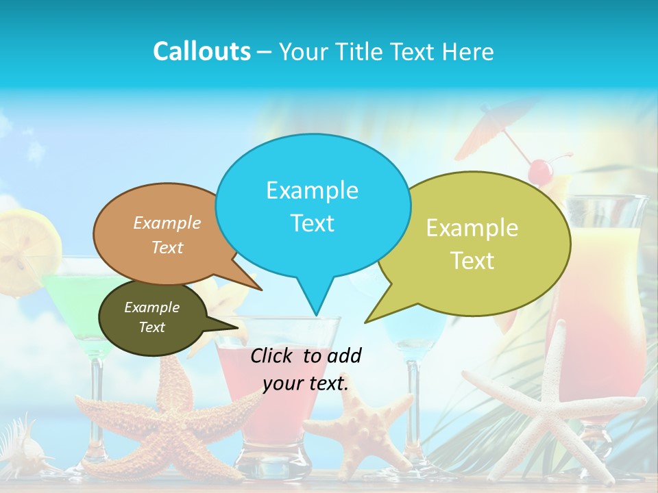 Relaxation Alcohol Fruit PowerPoint Template