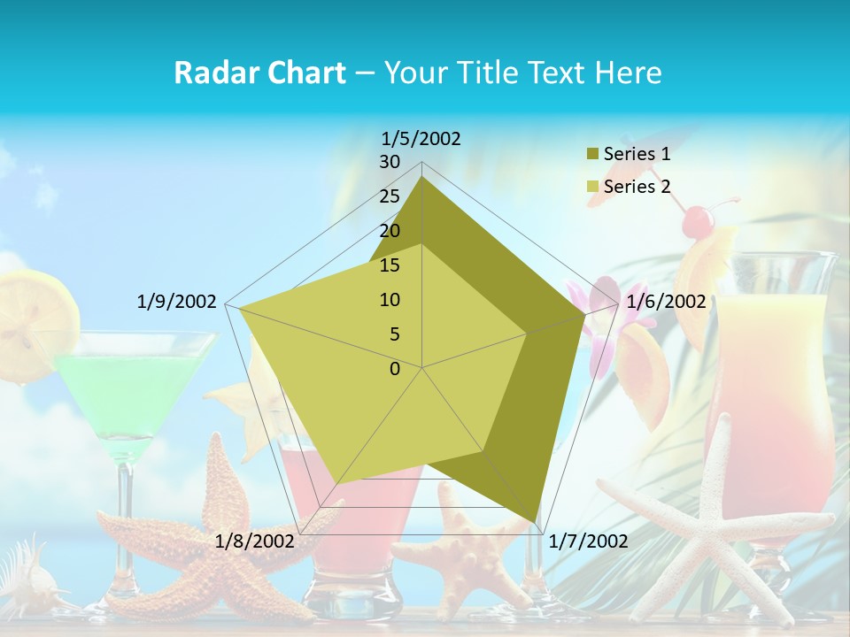 Relaxation Alcohol Fruit PowerPoint Template
