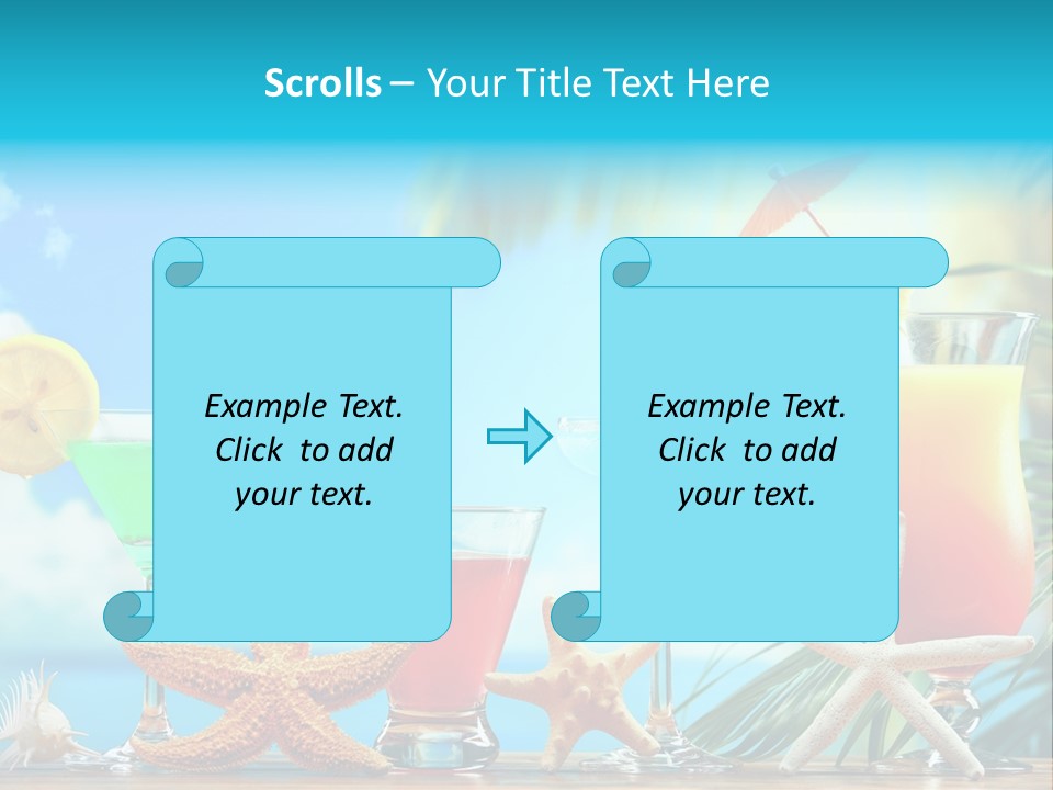 Relaxation Alcohol Fruit PowerPoint Template