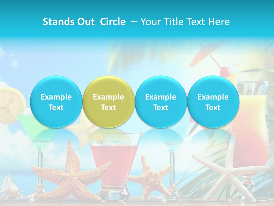 Relaxation Alcohol Fruit PowerPoint Template