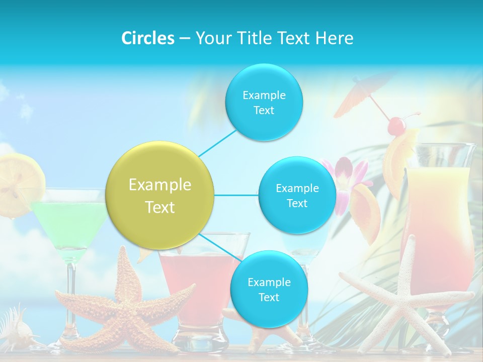 Relaxation Alcohol Fruit PowerPoint Template