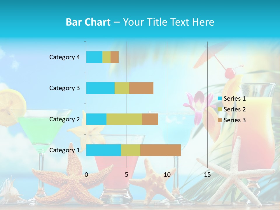 Relaxation Alcohol Fruit PowerPoint Template