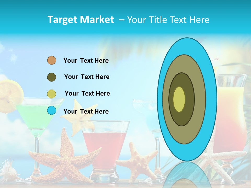 Relaxation Alcohol Fruit PowerPoint Template