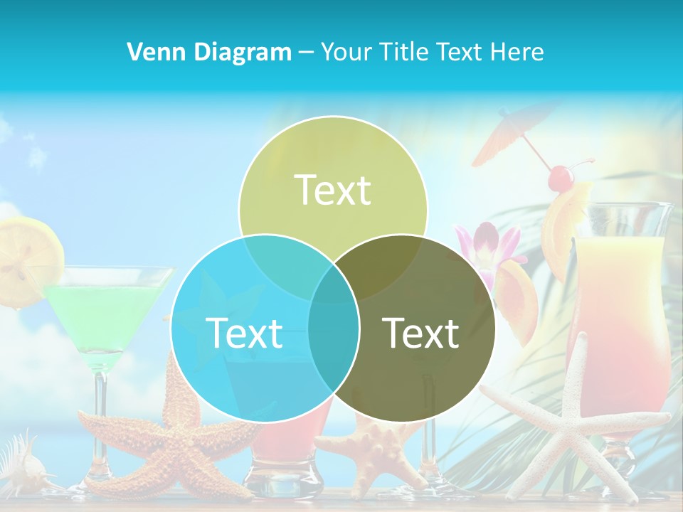 Relaxation Alcohol Fruit PowerPoint Template